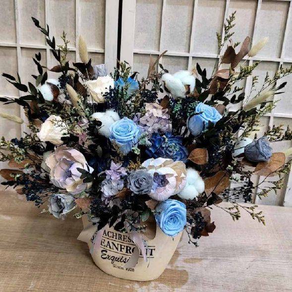 藍色情人花盆-商品 藍色情人花盆-商品