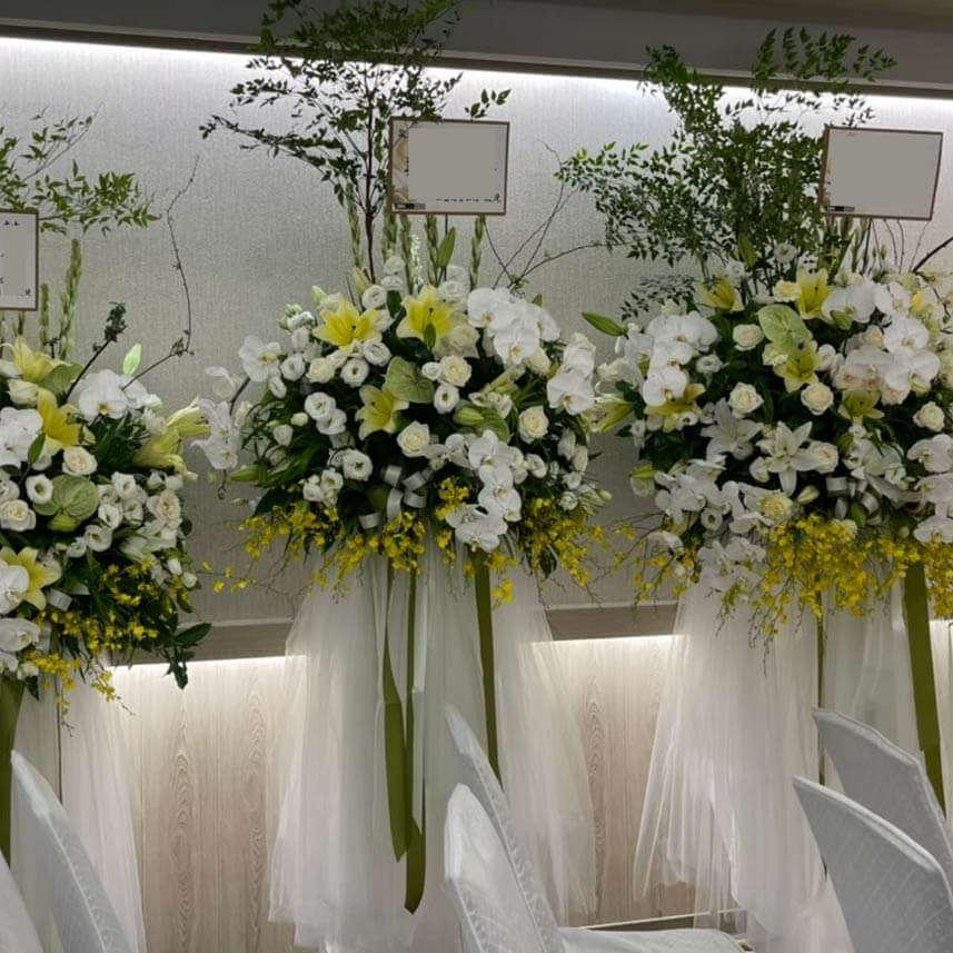 天主教基督教喪用花籃C_商品