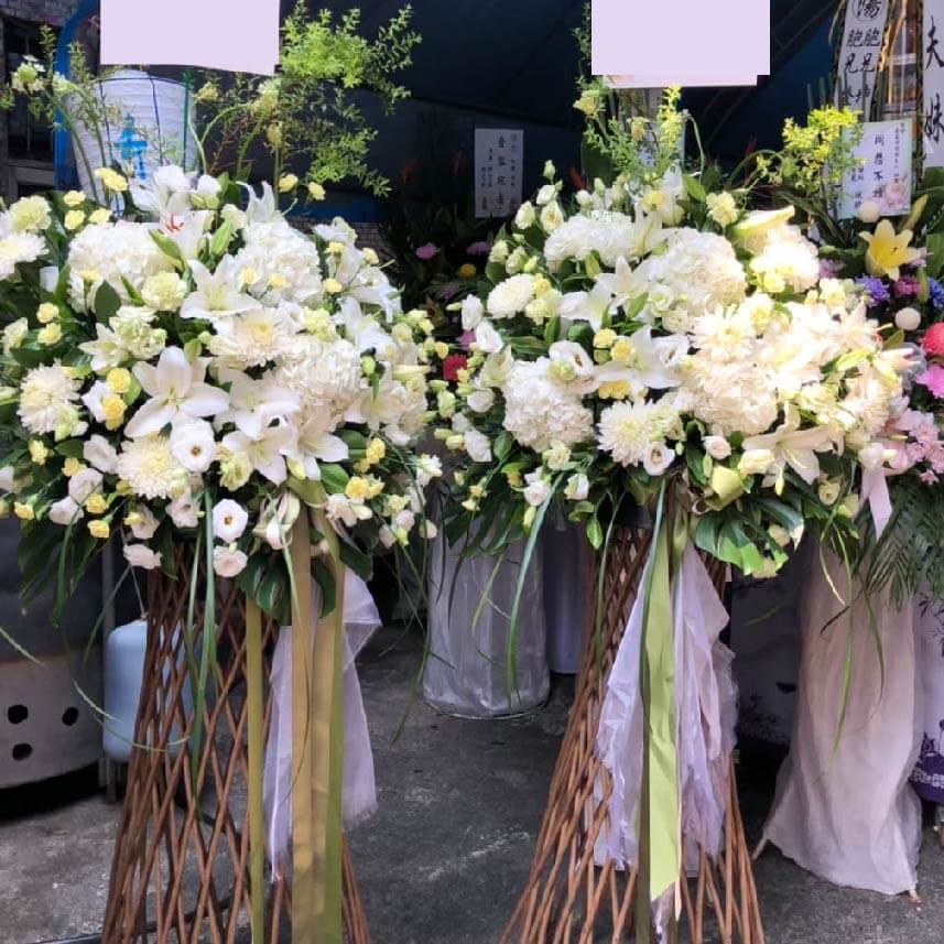 天主教基督教喪用花籃D_商品