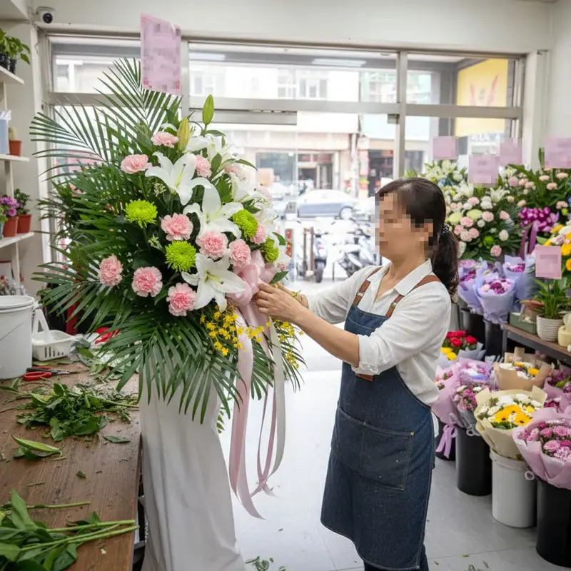 花店插花實拍照