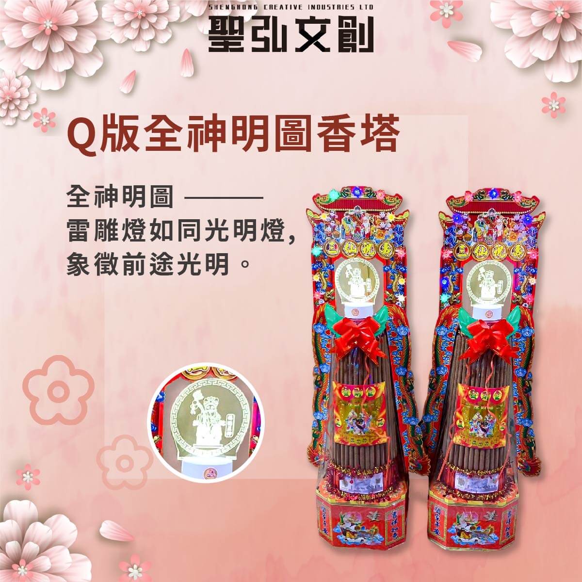 Q版全神明圖香塔