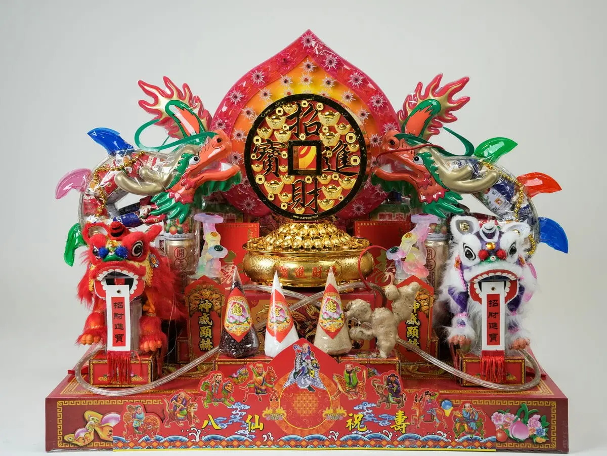 大雙龍祝壽盤-1 大雙龍祝壽盤-1