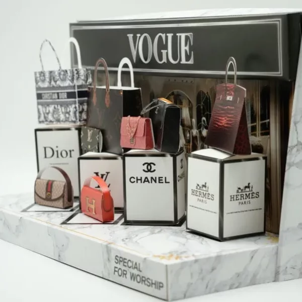 紙紮女性皮包皮夾套組-5