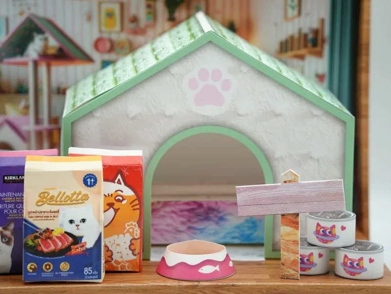 紙紮貓屋套組-4 紙紮貓屋套組-4