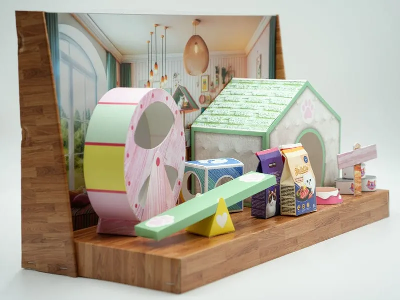 紙紮貓屋套組-5 紙紮貓屋套組-5