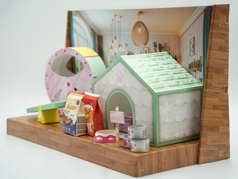 紙紮貓屋套組-6 紙紮貓屋套組-6