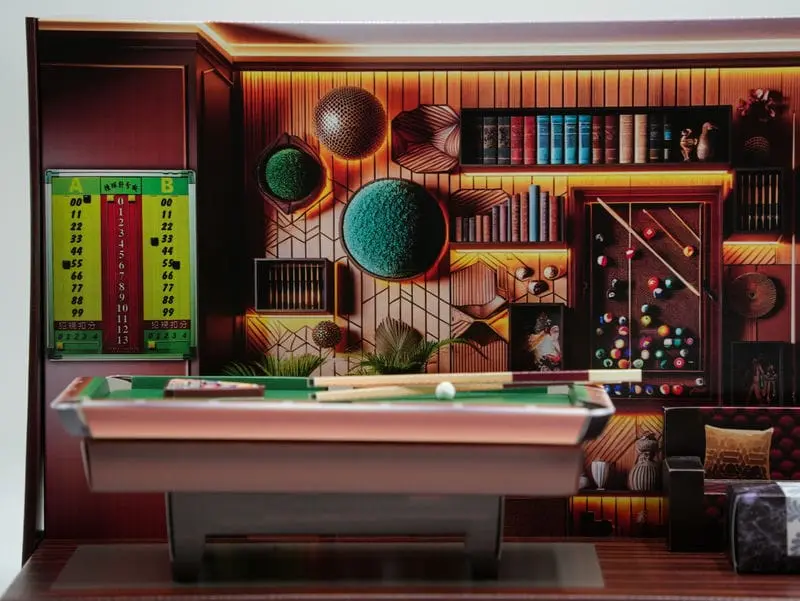 紙紮撞球館-4 紙紮撞球館-4