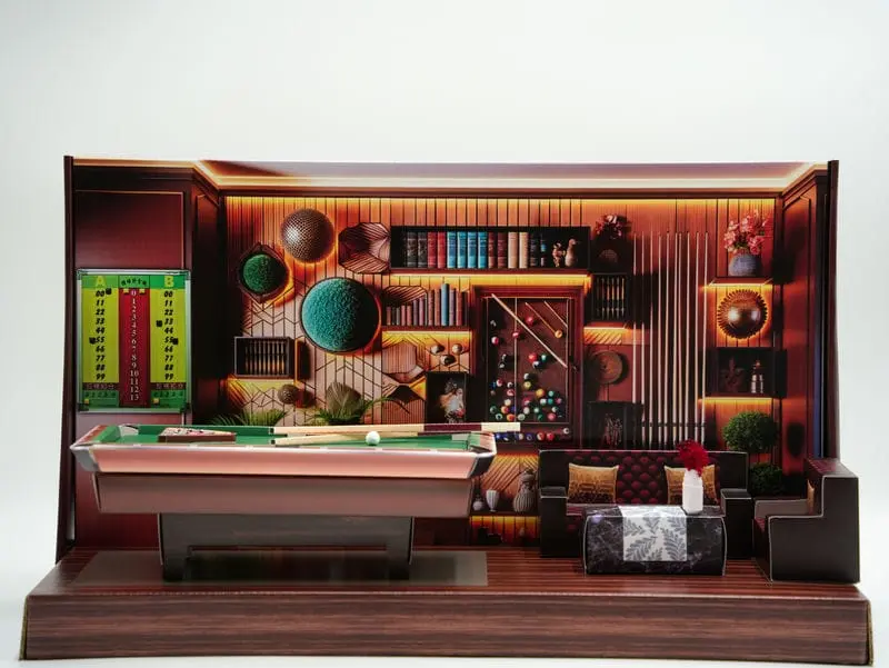 紙紮撞球館-1 紙紮撞球館-1