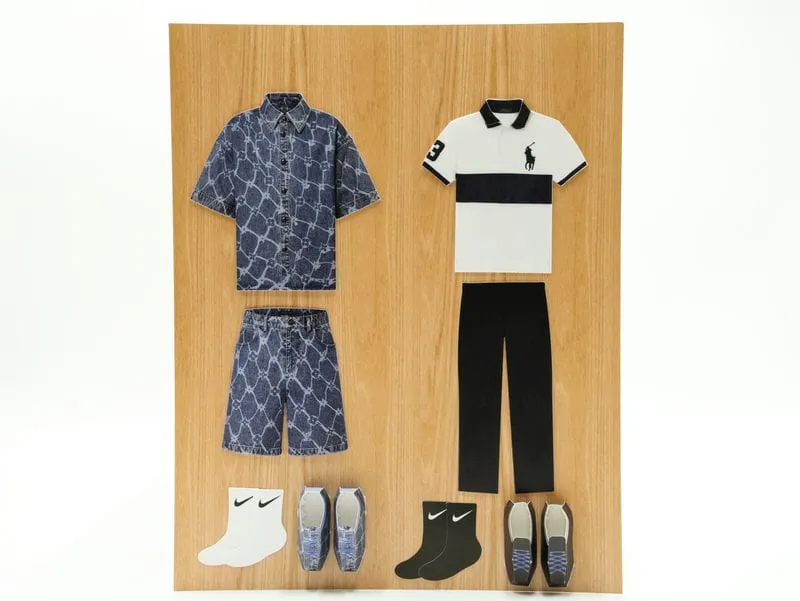 紙紮男士運動休閒服禮盒-2 紙紮男士運動休閒服禮盒-2