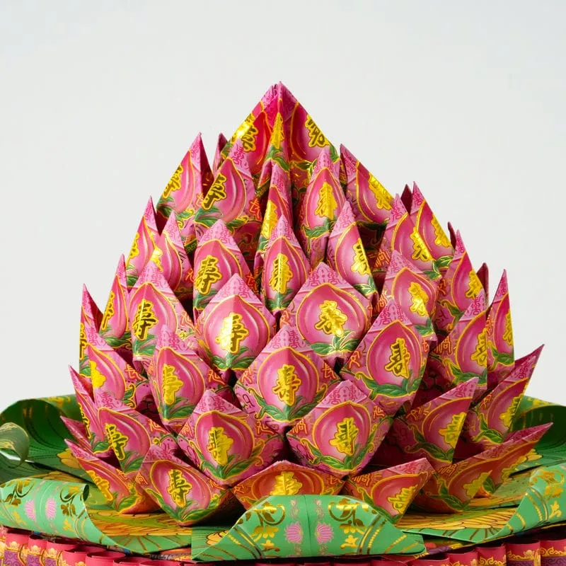 蟠桃獻壽祝壽提籃-2 蟠桃獻壽祝壽提籃-2