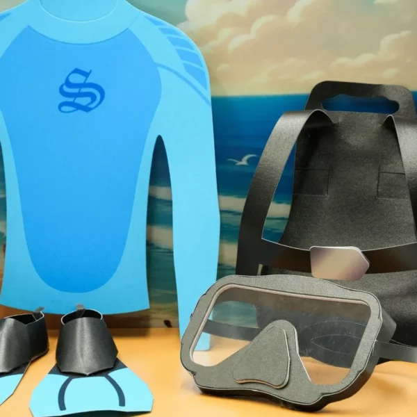 紙紮潛水用具禮盒-6