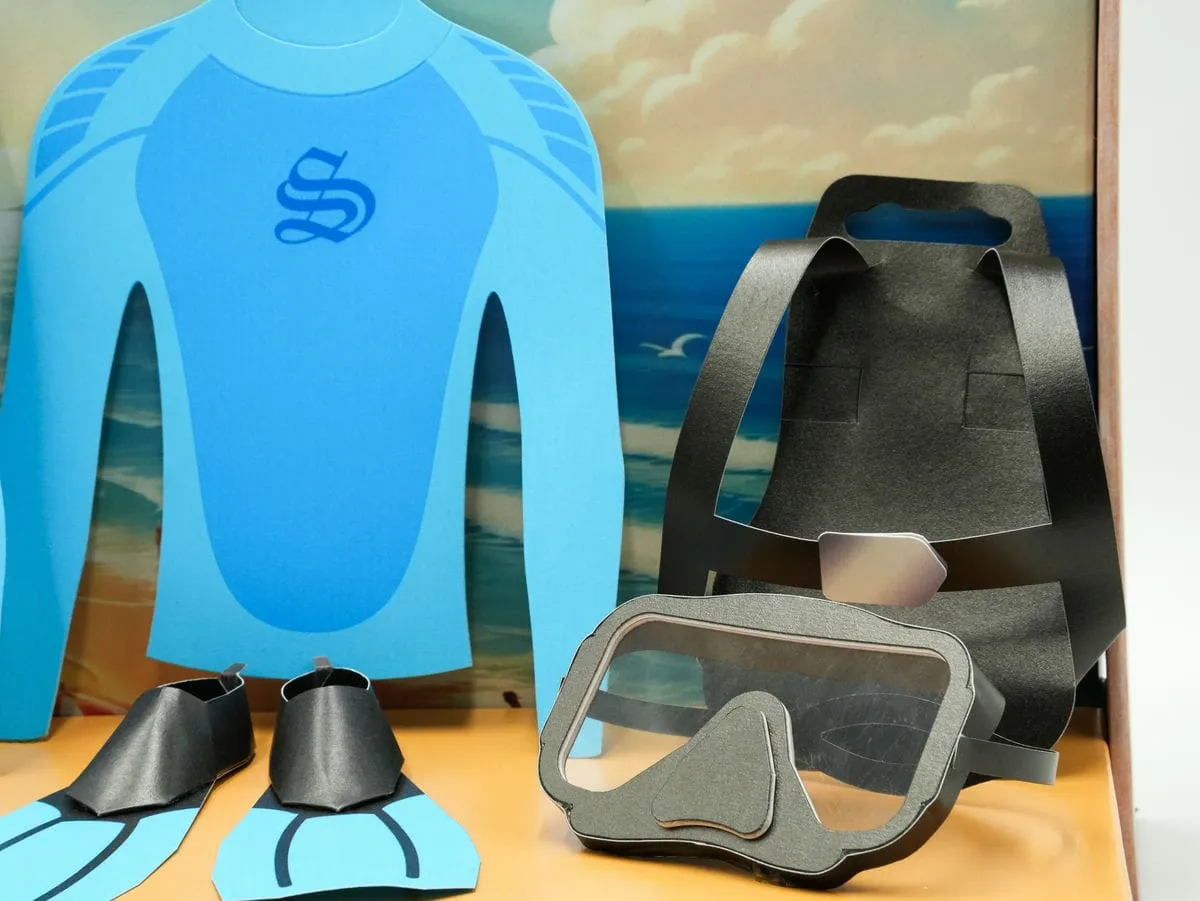 紙紮潛水用具禮盒-6 紙紮潛水用具禮盒-6