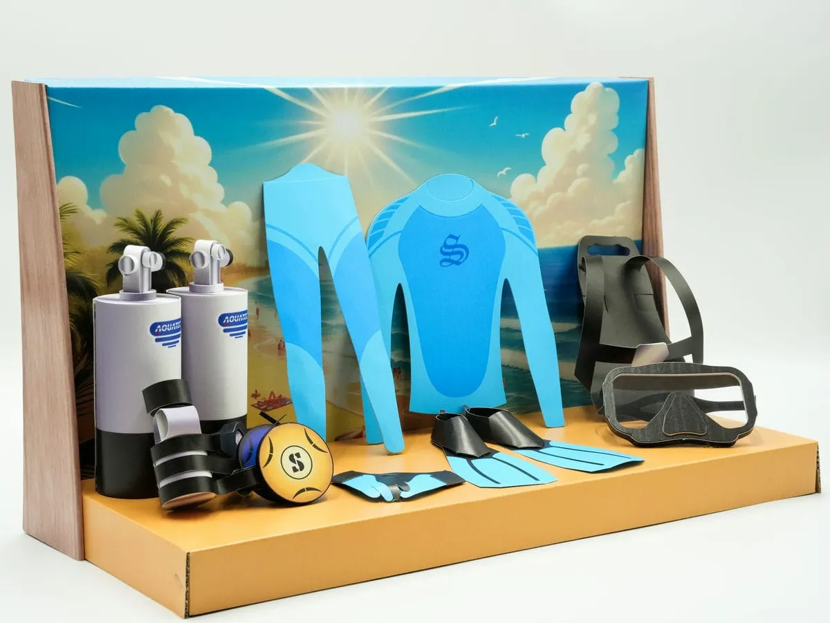 紙紮潛水用具禮盒-2 紙紮潛水用具禮盒-2