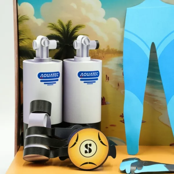 紙紮潛水用具禮盒-4