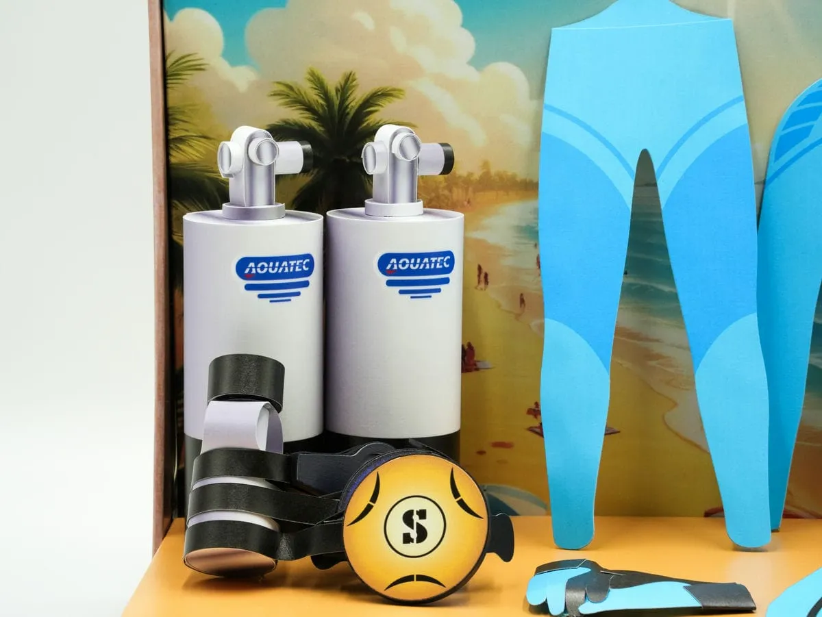 紙紮潛水用具禮盒-4 紙紮潛水用具禮盒-4