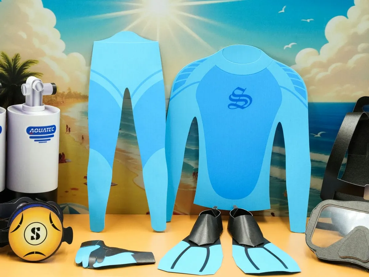 紙紮潛水用具禮盒-5 紙紮潛水用具禮盒-5