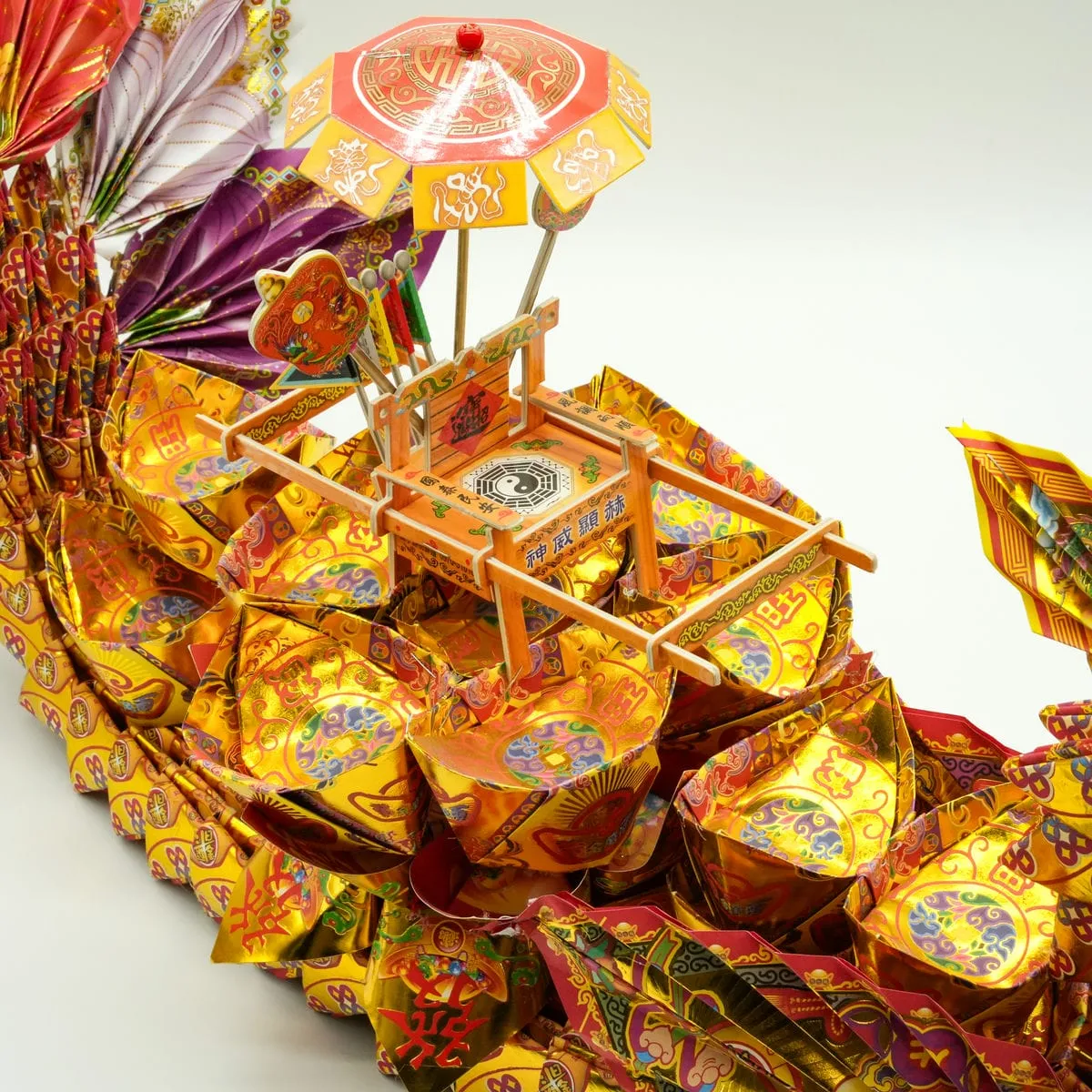 金紙神轎鳳船-4 金紙神轎鳳船-4