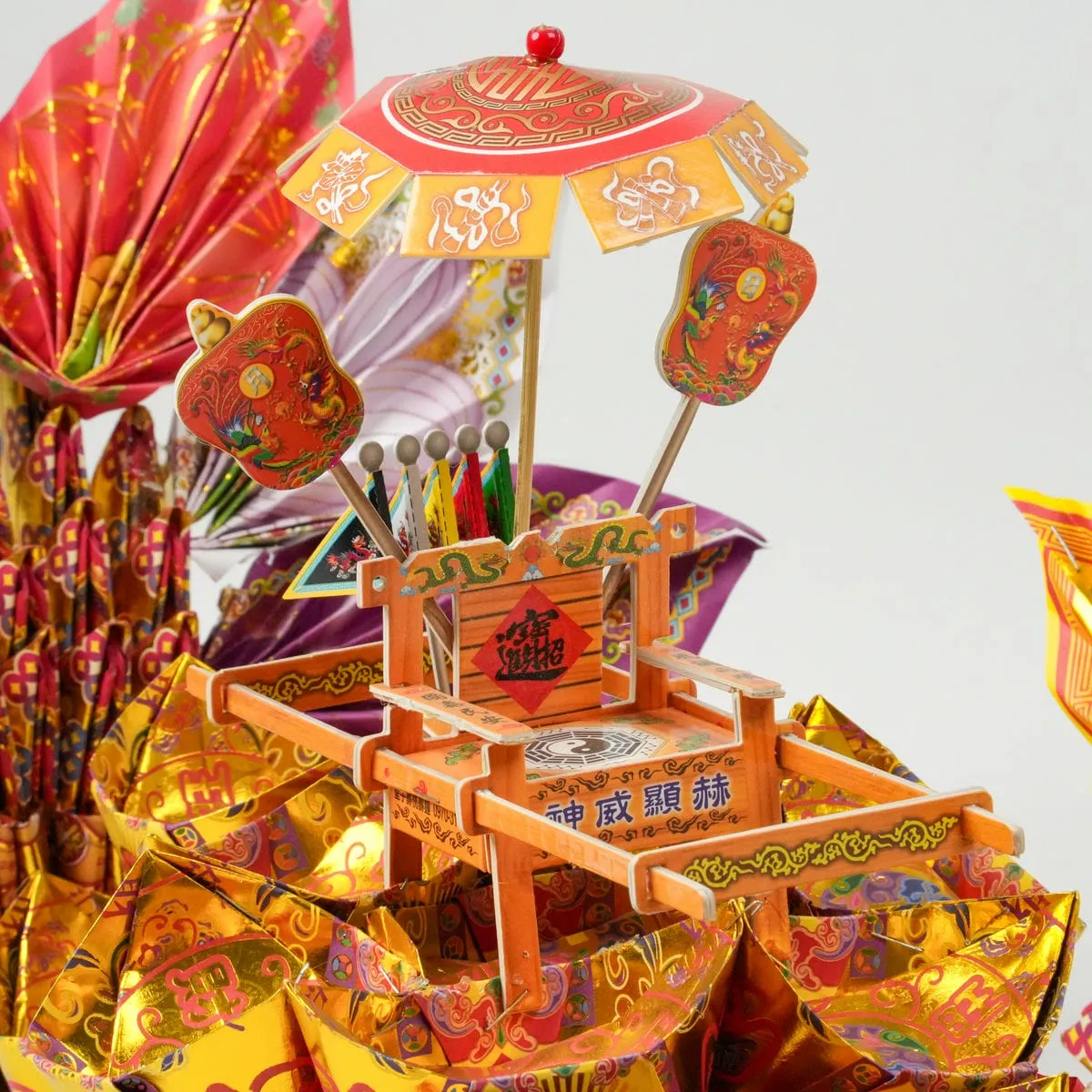 金紙神轎鳳船-3 金紙神轎鳳船-3
