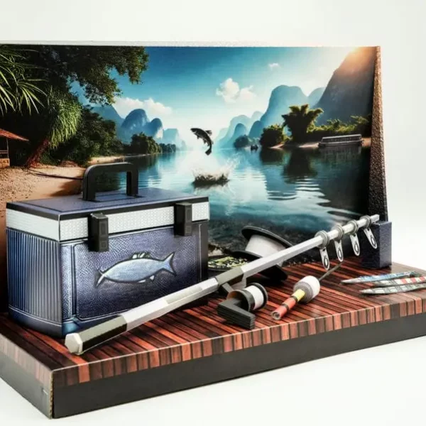紙紮釣魚裝備禮盒-2