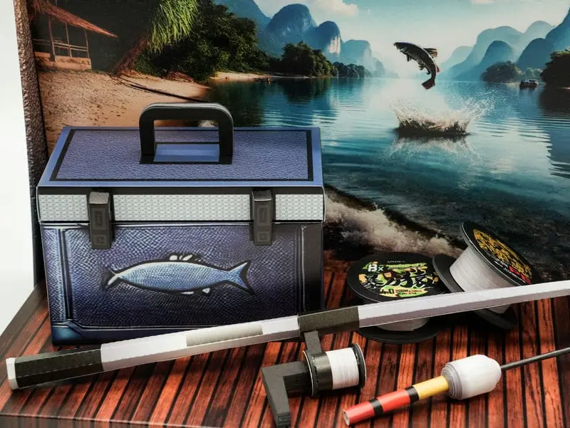 紙紮釣魚裝備禮盒-4 紙紮釣魚裝備禮盒-4