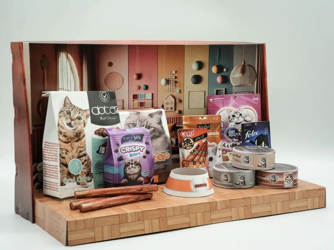 紙紮貓咪飼料禮盒-2 紙紮貓咪飼料禮盒-2