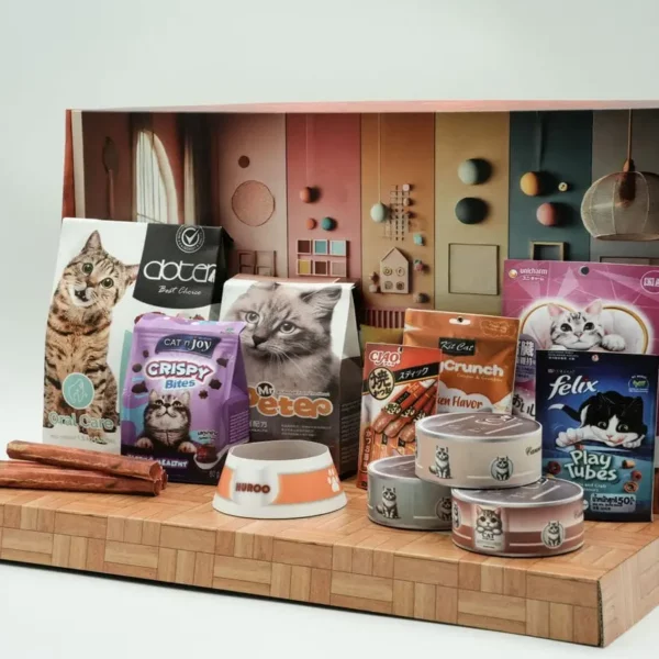 紙紮貓咪飼料禮盒-3