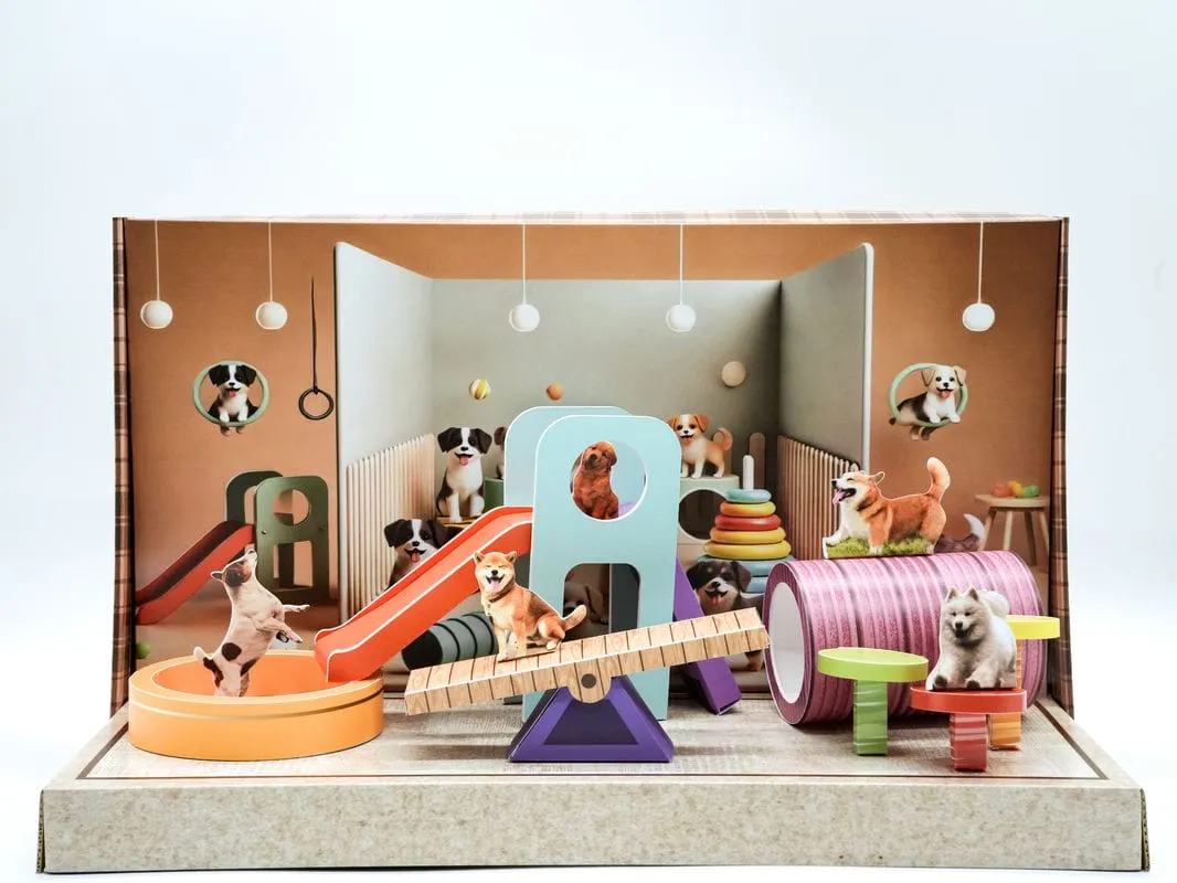 紙紮狗狗遊戲場-1 紙紮狗狗遊戲場-1