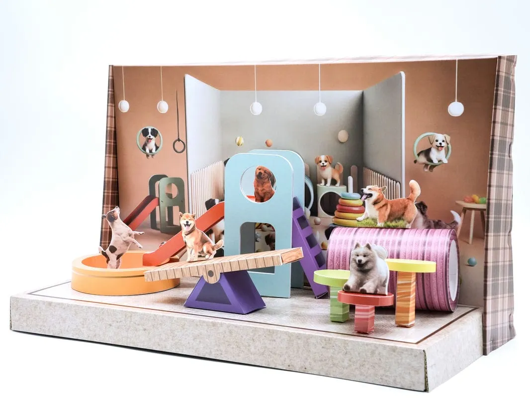 紙紮狗狗遊戲場-3 紙紮狗狗遊戲場-3