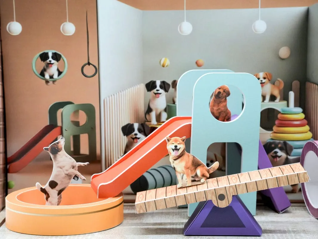 紙紮狗狗遊戲場-4 紙紮狗狗遊戲場-4