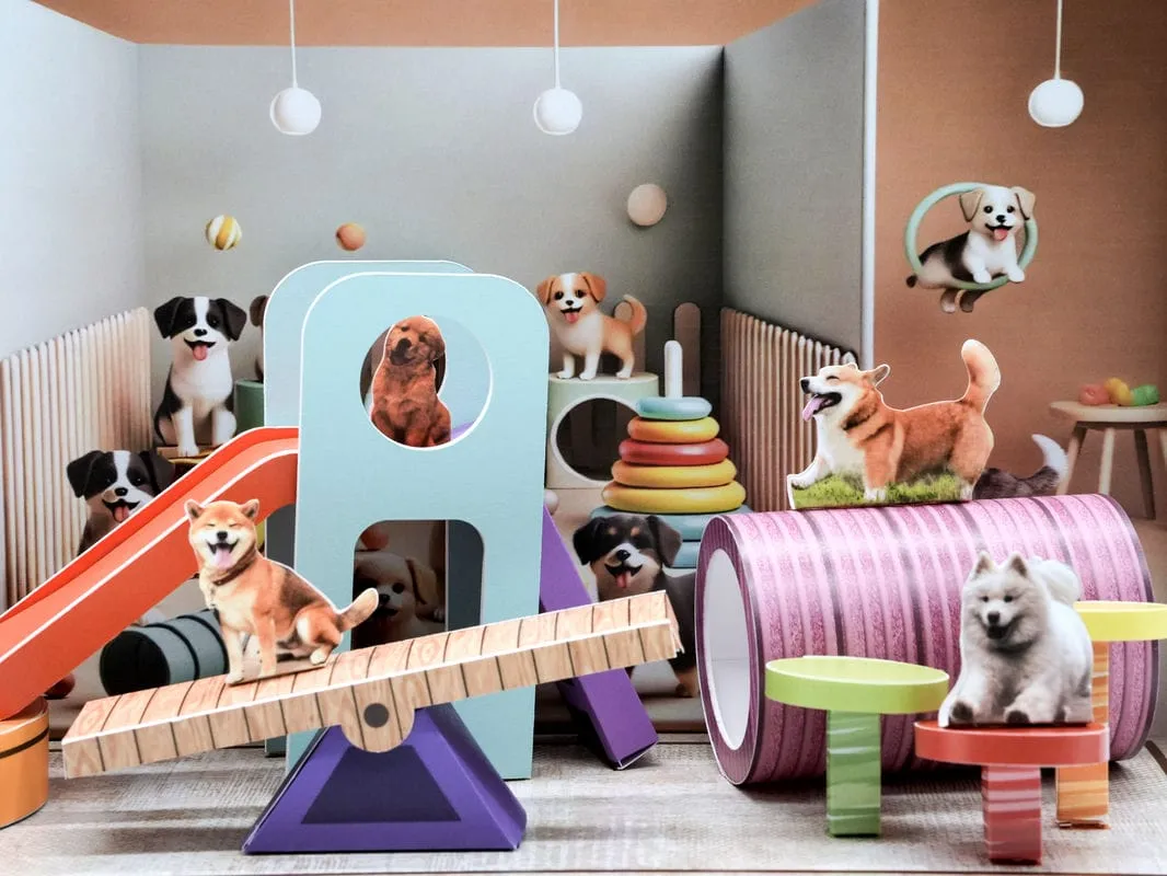 紙紮狗狗遊戲場-5 紙紮狗狗遊戲場-5