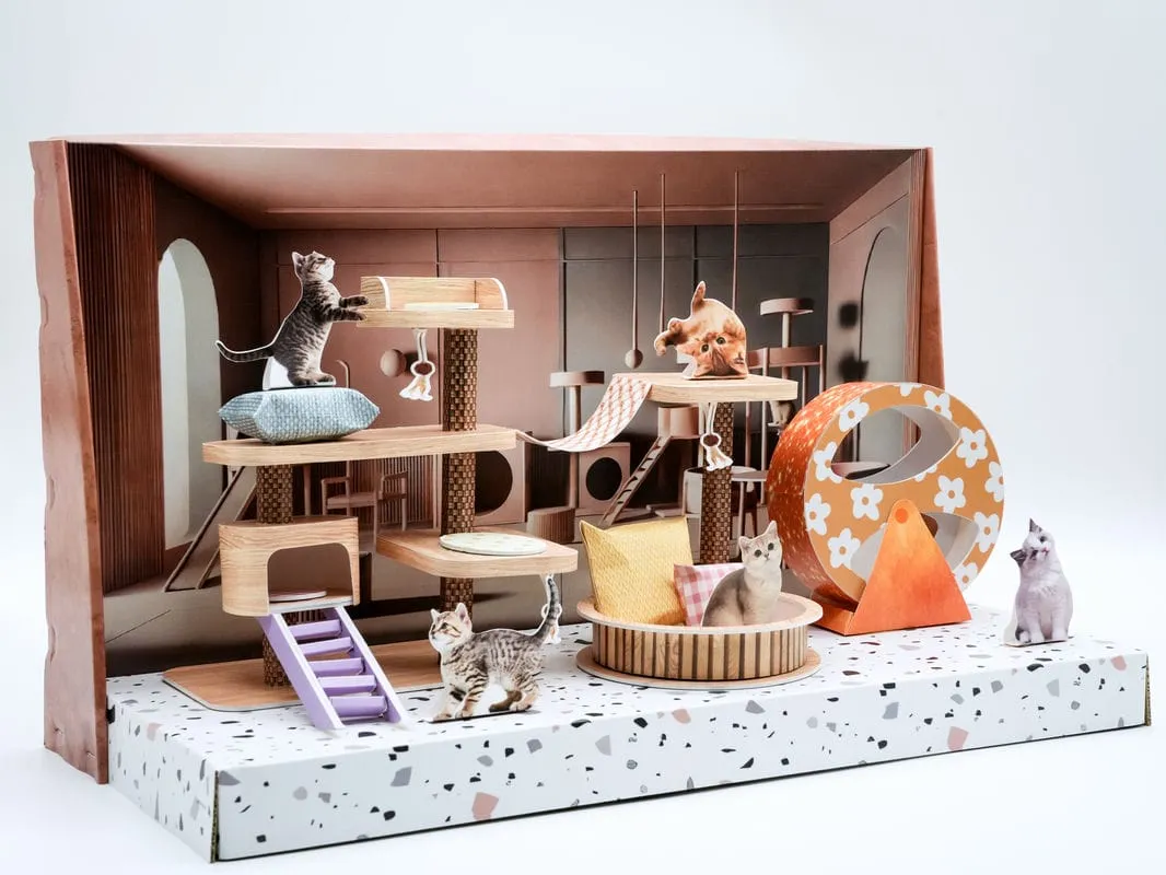 紙紮貓咪遊戲場-2 紙紮貓咪遊戲場-2