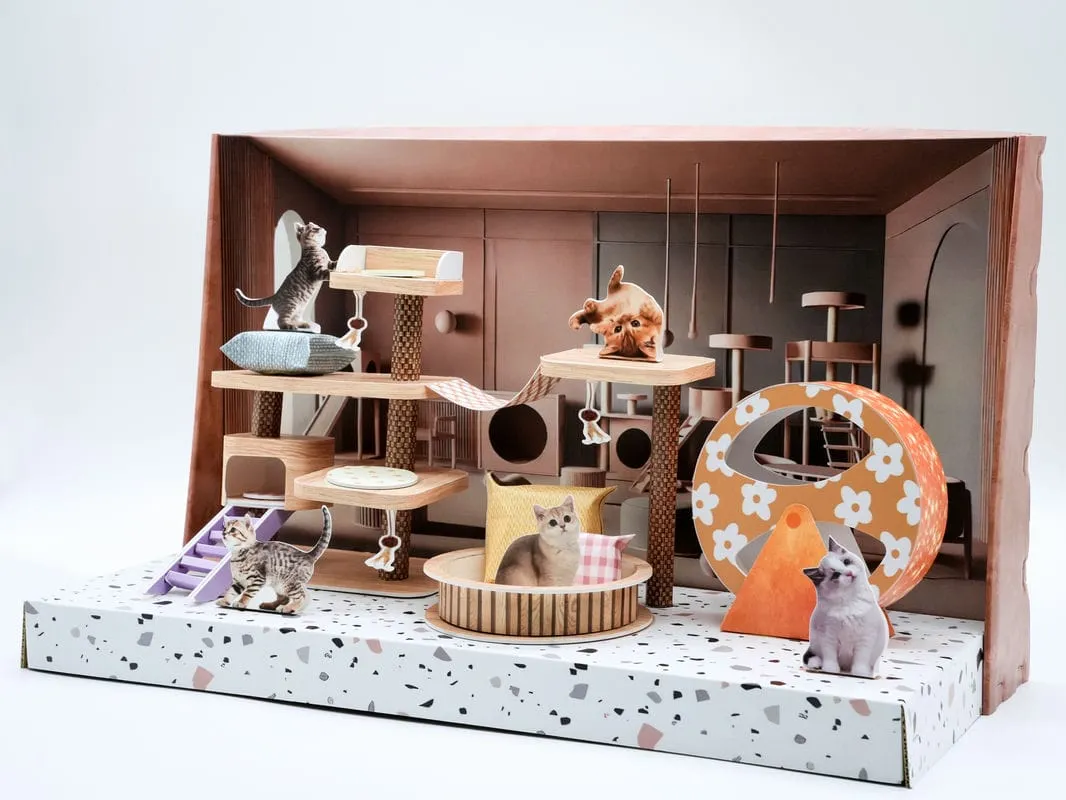 紙紮貓咪遊戲場-3 紙紮貓咪遊戲場-3