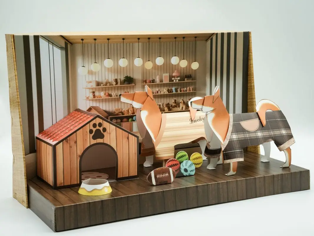 紙紮柴犬狗狗衣服禮盒-2 紙紮柴犬狗狗衣服禮盒-2