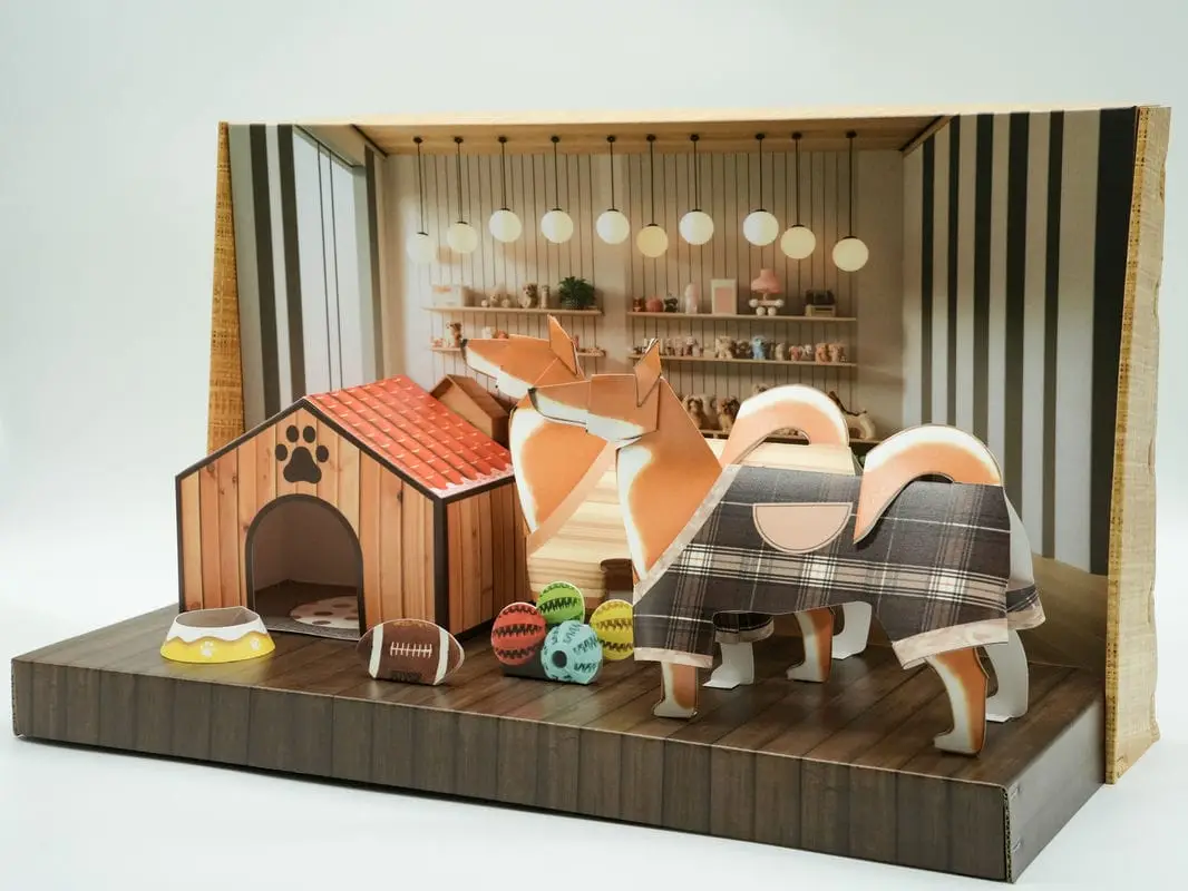 紙紮柴犬狗狗衣服禮盒-3 紙紮柴犬狗狗衣服禮盒-3