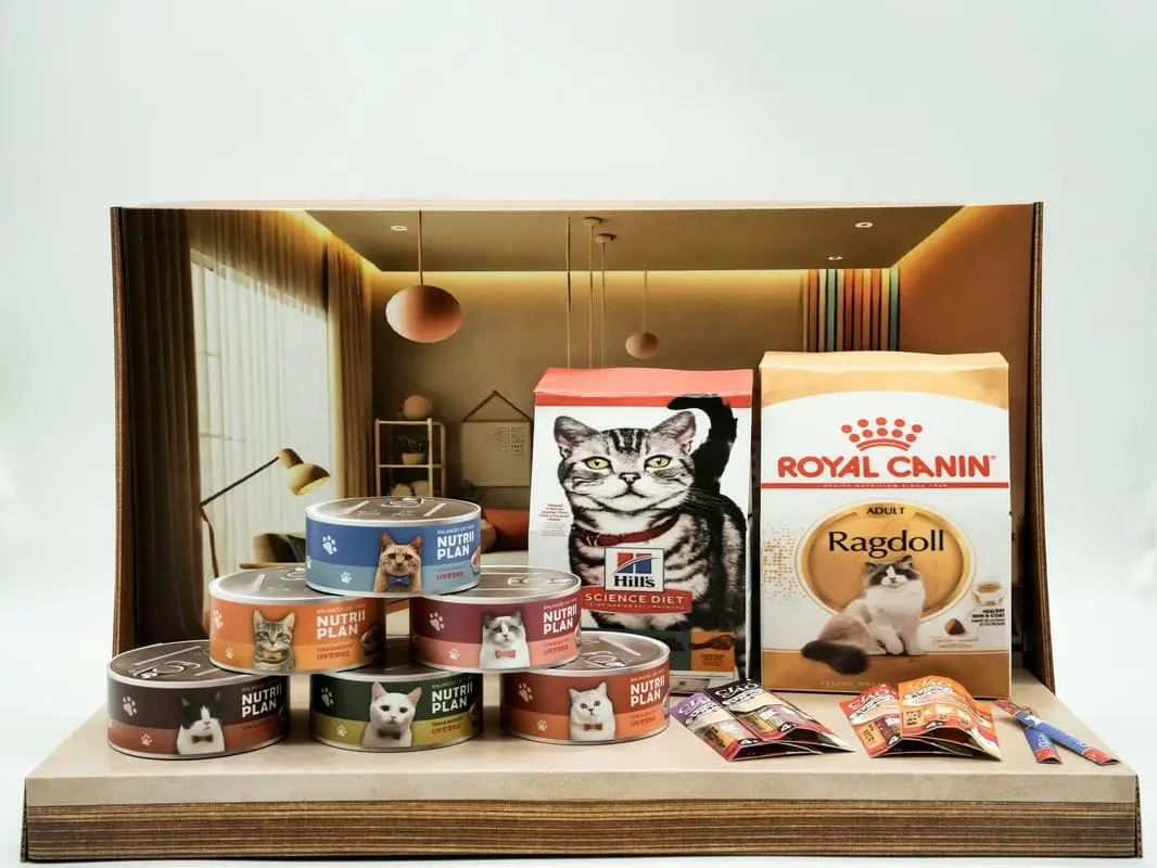 紙紮貓咪罐頭禮盒-1 紙紮貓咪罐頭禮盒-1