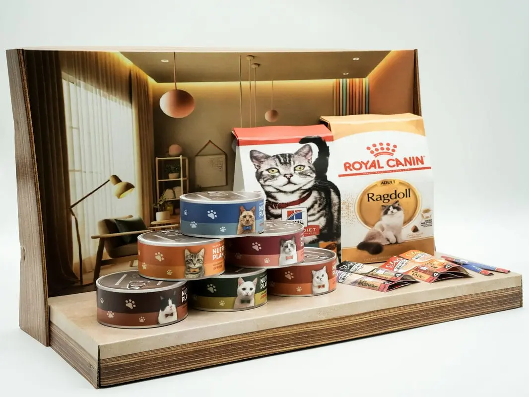 紙紮貓咪罐頭禮盒-2 紙紮貓咪罐頭禮盒-2