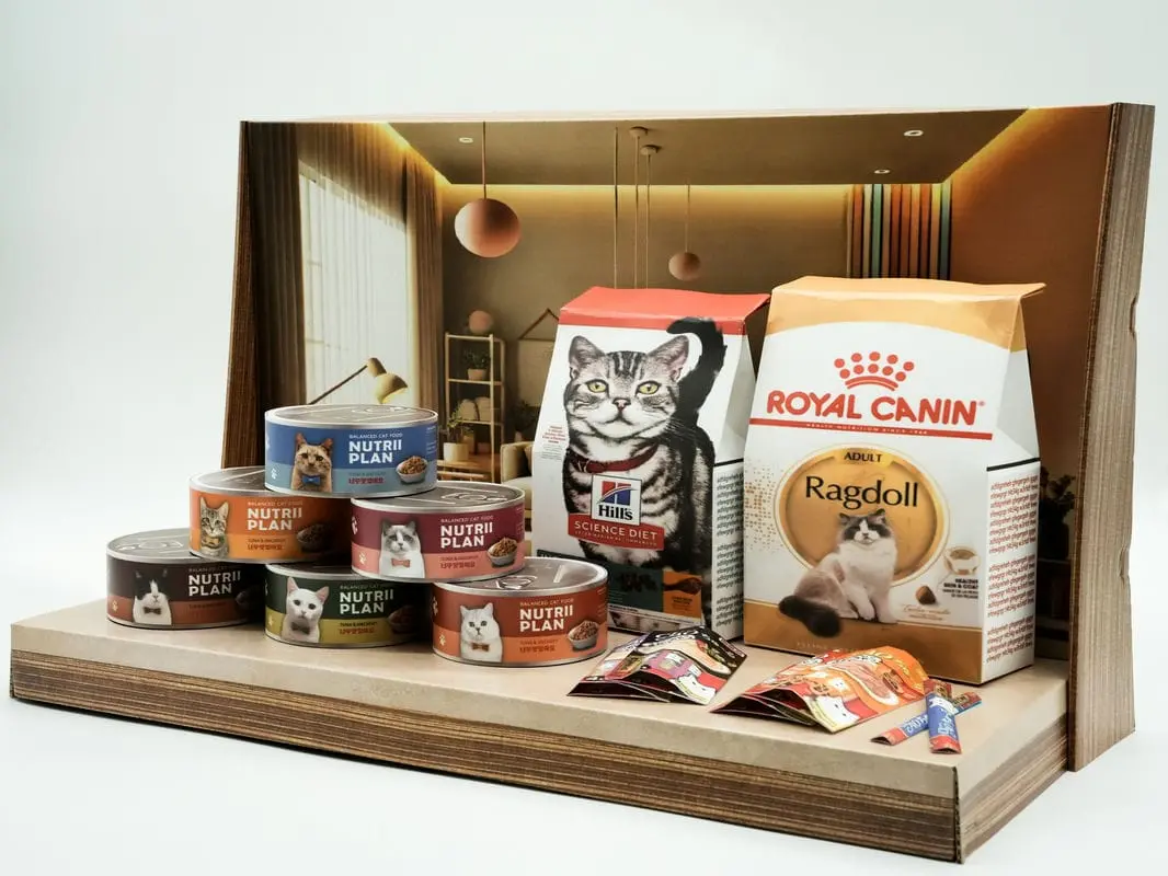 紙紮貓咪罐頭禮盒-3 紙紮貓咪罐頭禮盒-3