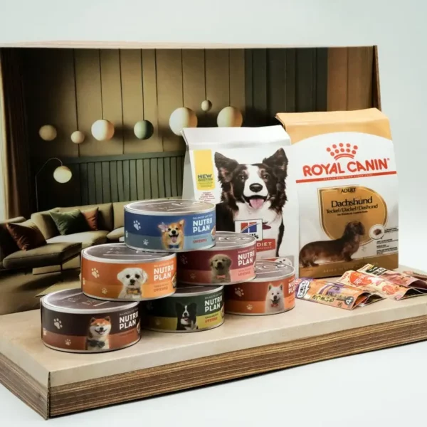 紙紮狗狗罐頭禮盒-2