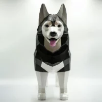 客製化紙紮哈士奇-1