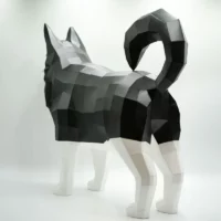 客製化紙紮哈士奇-6