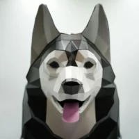 客製化紙紮哈士奇-7