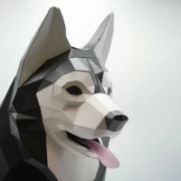 客製化紙紮哈士奇-9