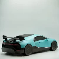 客製化紙紮布加迪跑車-06