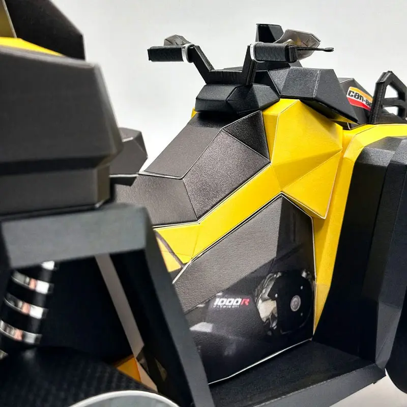 客製化紙紮黃色沙灘車-10 客製化紙紮黃色沙灘車-10