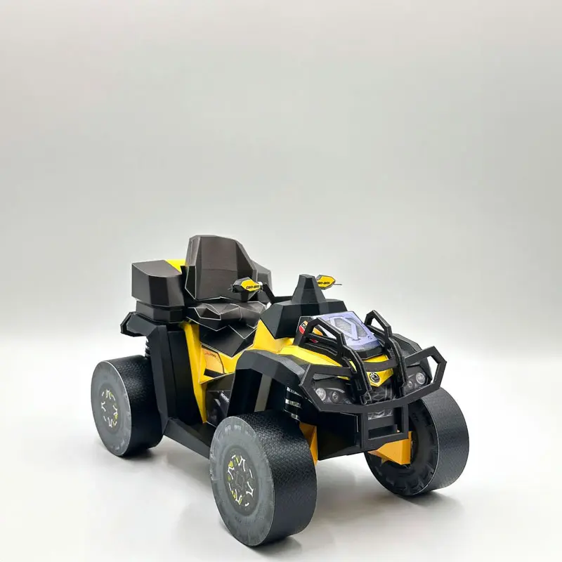客製化紙紮黃色沙灘車-2 客製化紙紮黃色沙灘車-2