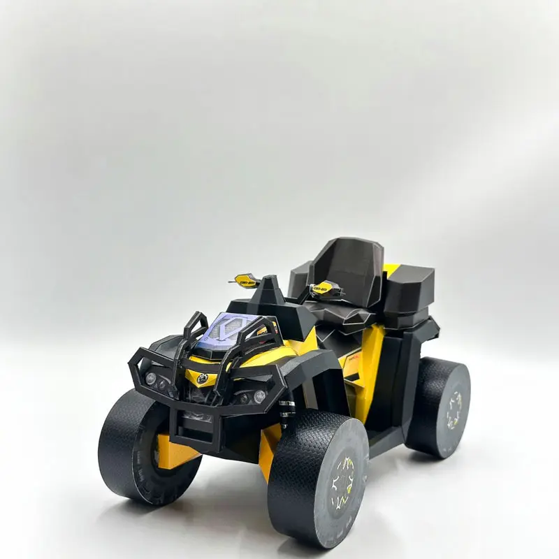 客製化紙紮黃色沙灘車-3 客製化紙紮黃色沙灘車-3