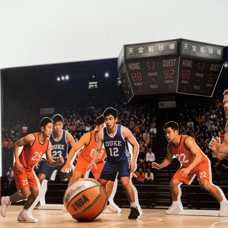 紙紮天堂籃球場-4 紙紮天堂籃球場-4