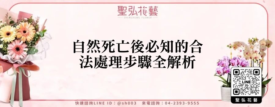 自然死亡後必知的合法處理步驟全解析