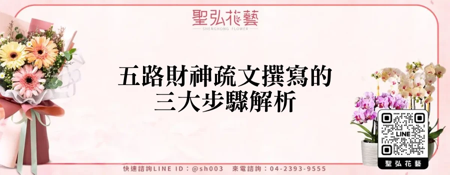五路財神疏文撰寫的三大步驟解析
